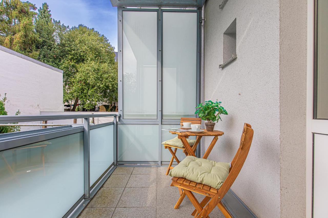 Fewo1846 - Kommood - Zentral Gelegenes Studio-Apartment Mit Balkon Im Hochparterre Flensburg Exterior foto